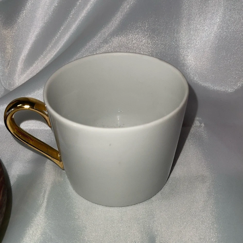 Vintage Bunny Baby Dish Set – Personalized “Christopher” Mug & Plate Gold Trim